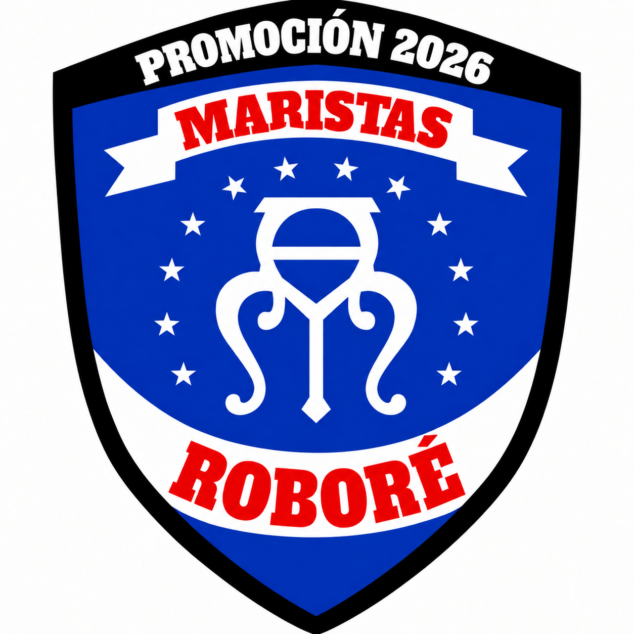 Logo Promoción Maristas Roboré 2026